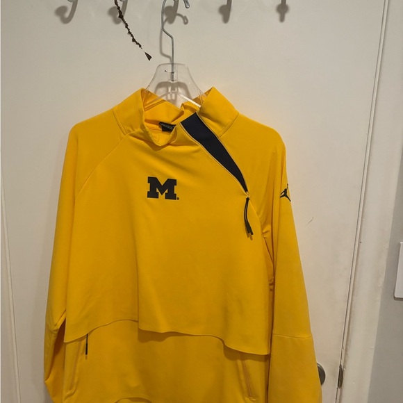 Nike Yellow Pullover with M Logo